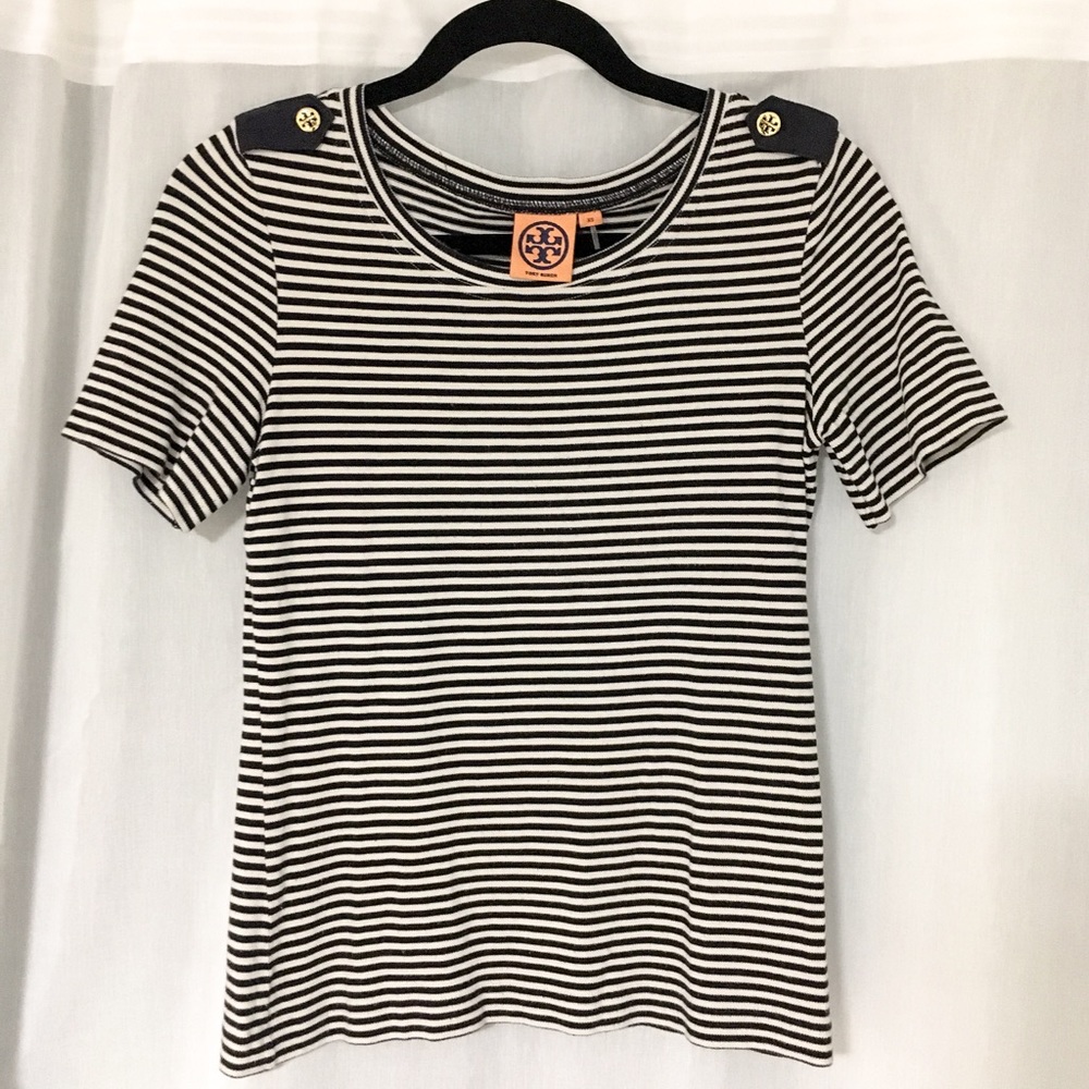 Tory Burch 'Cora' Stripe Tee